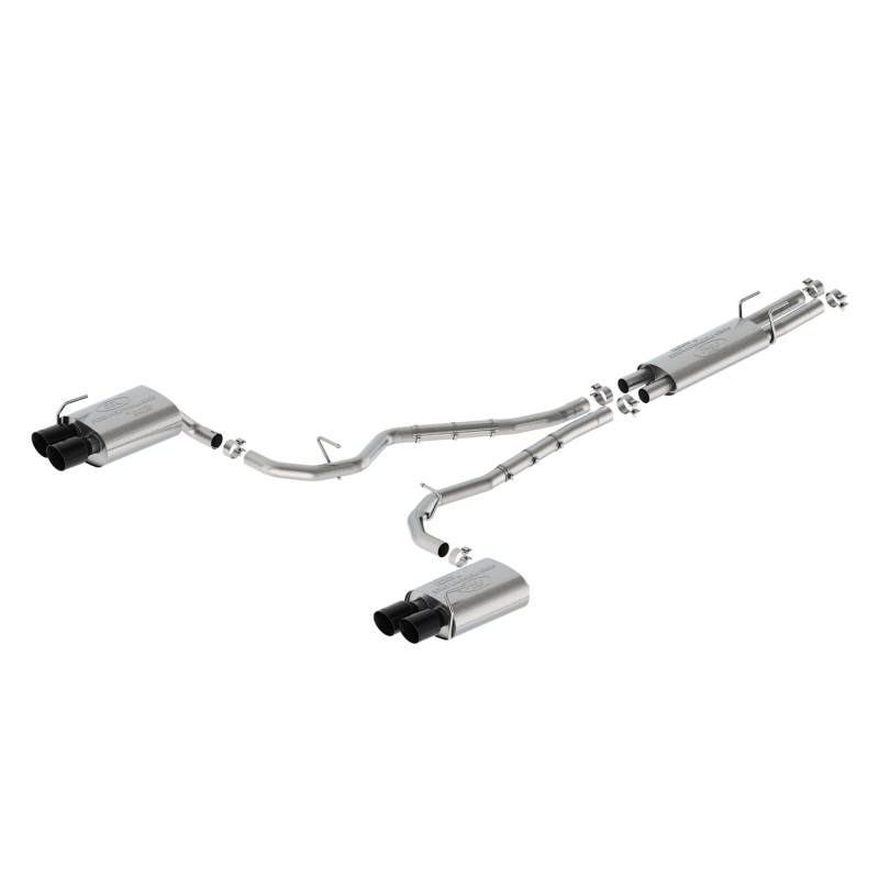 Ford Explorer Performance Exhaust - Dual Rear Exit - Ford Racing - Cat Back - Black - `20-`23 Ford Explorer Performance Exhaust - Dual Rear Exit - Ford Racing - Cat Back - Black - `20-`23